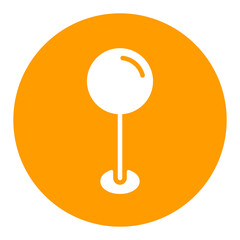 Pin map white glyph icon. Map pointer. Map markers