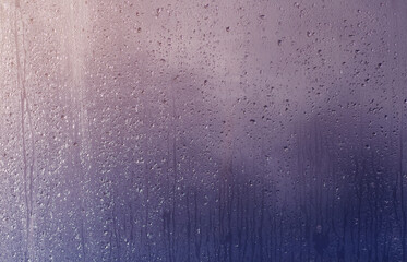 raindrops on the glass