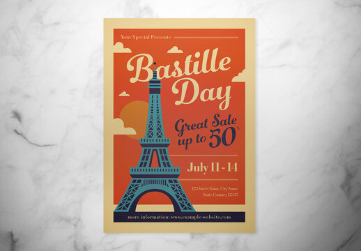 Bastille Day Sale Flyer