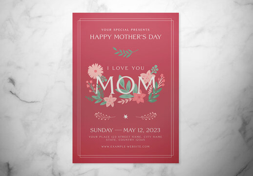 International Mother's Day Flyer