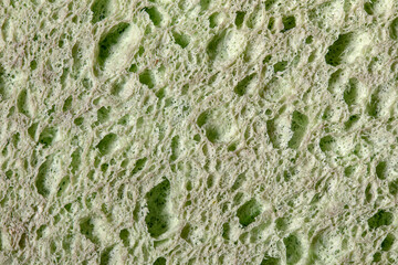 Magnified Sponge Fibers. Sponge texture. Close up