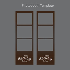 Photobooth template and booth design