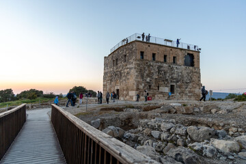 Fototapeta na wymiar Ottoman tower in Sepphoris