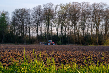 Bauer bei der Arbeit