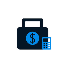 creative bookkeeping colorful icon