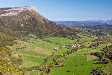 san miguel waterfall, Burgos, Spain.