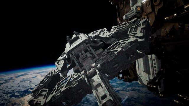 Flying an Animated Space Station