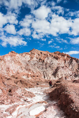 salt mountain rocks in the desert