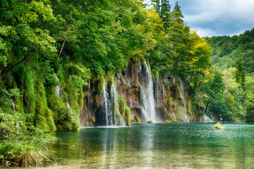 Fototapeta na wymiar Kroatien Plitvicer Seen