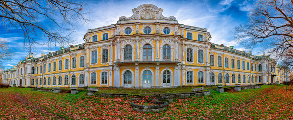 historical estate Znamenka Palace in St. Petersburg Russia