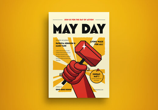 May Day Flyer Layout