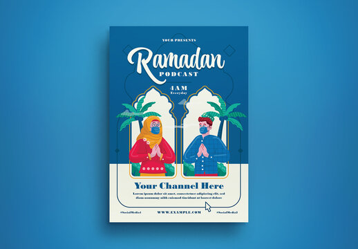 Ramadan Podcast Flyer Layout