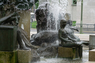 fountain in the park © april7544