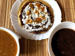 Delicious traditional Mexican food made at home
