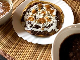 Delicious traditional Mexican food made at home