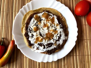 Delicious traditional Mexican food made at home