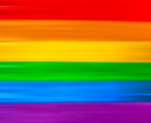 Blurred abstract rainbow background from multicolored bokeh. Lgbt flag