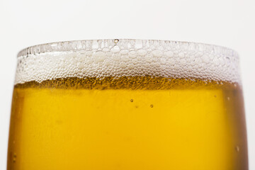 vaso de cerveza primer plano