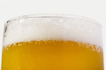 vaso de cerveza primer plano