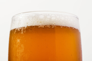 vaso de cerveza primer plano