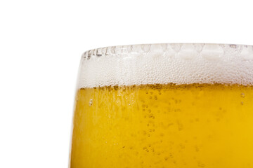 vaso de cerveza primer plano