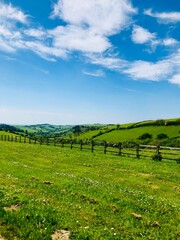 Rolling hills landscape 