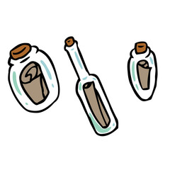 メッセージボトル　3種類