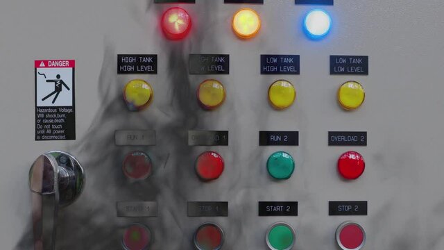 Short circuit in main distribution board