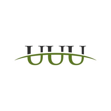 UUU initial swoosh horizon, letter logo designs corporate inspiration
