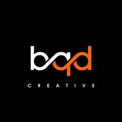 BQD Letter Initial Logo Design Template Vector Illustration