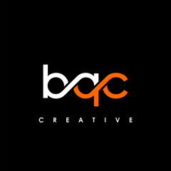 BQC Letter Initial Logo Design Template Vector Illustration