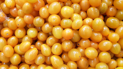 Yellow Cherry tomatoes for background, cherry tomatoes for wallpaper, yellow cherry tomatoes