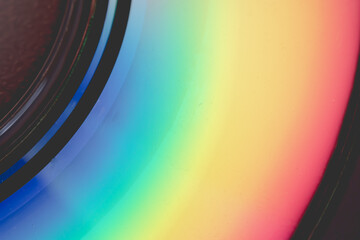 abstract colorful background produced by a cd displaying a color palette similar to kodak or...