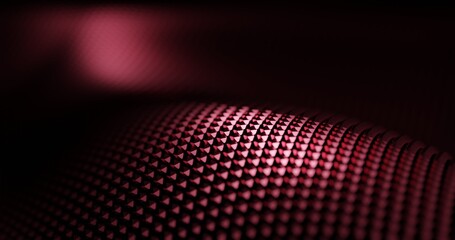 Particle drapery luxury red 3d illustration background