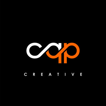 CQP Letter Initial Logo Design Template Vector Illustration