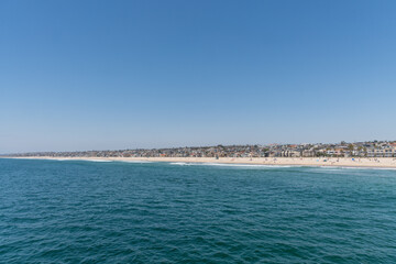 Fototapeta na wymiar Scenic South Bay vista in the summer, Southern California