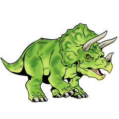 アメコミチックなトリケラトプス © めめのもり