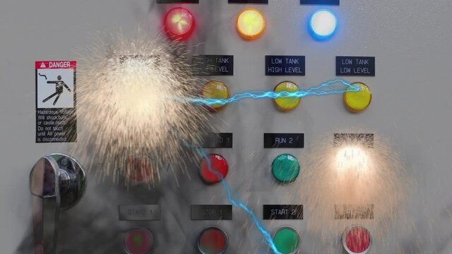Short circuit in main distribution board