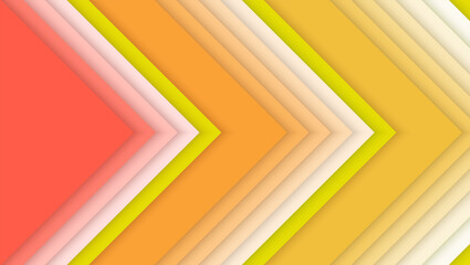 Geometric pattern from shapes. Colored corners with shadow. Trendy colors. Minimalistic abstract background. Vector 3d illustration