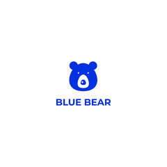 Obraz na płótnie Canvas Logo Blue Bear Vector Illustrations . Suitable for your company