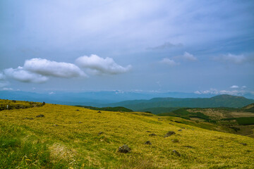 Fototapeta premium 5月の霧ヶ峰 高原の風景 