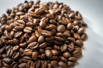 浅煎りのコーヒー豆