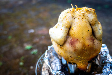 鳥の丸焼き、ビア缶チキン