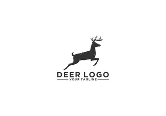 deer vector illustration in white background and deer vector