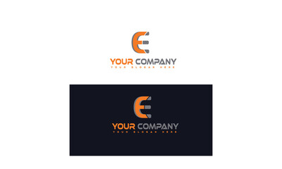 Letter Logo - E Letter Alphabet Logo Design Template for your business or service