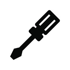 Screwdriver icon vector graphic illustration