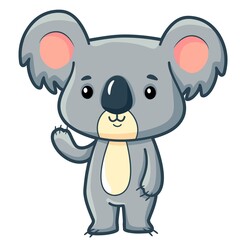 Cute koala cartoon © Visual Content