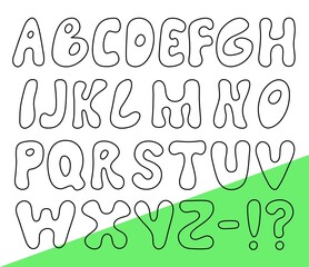 Alphabet letters for kids. ABC