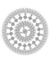 Mandala coloring page