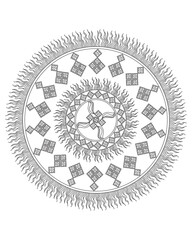 Mandala coloring page